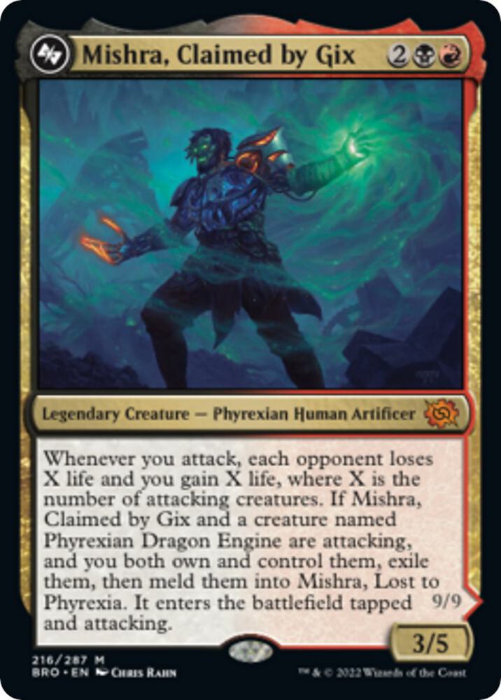 Mishra, Claimed by Gix - The Brothers' War - Magic: The Gathering