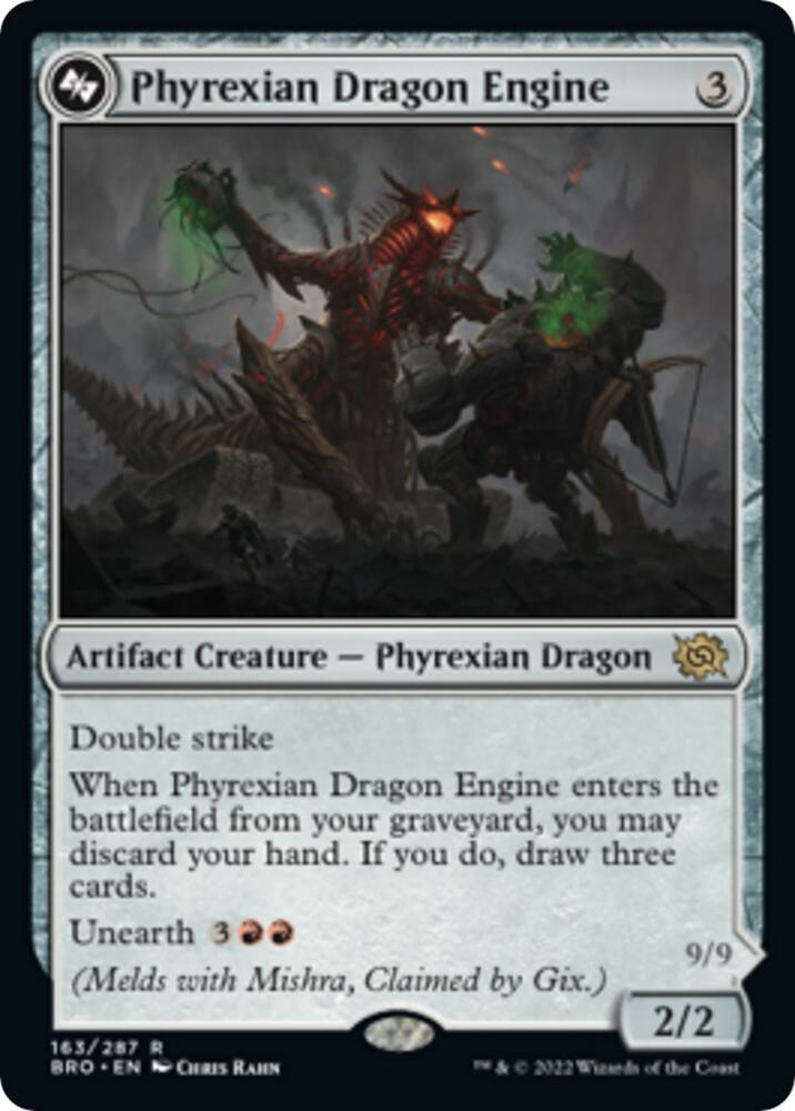 Phyrexian Dragon Engine - The Brothers' War - Magic: The Gathering