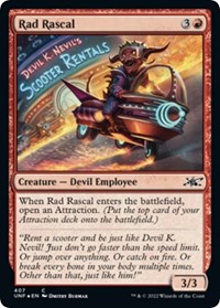 Rad Rascal (Galaxy Foil) - Unfinity - Magic: The Gathering card