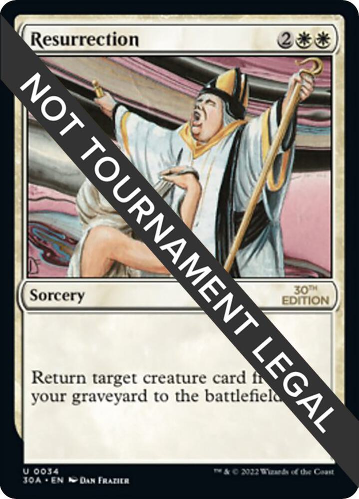 Resurrection - 30th Anniversary Edition - Magic: The Gathering