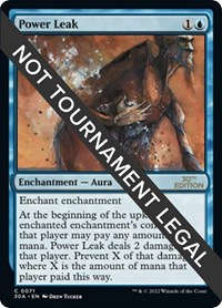 Power Leak - 30th Anniversary Edition - Magic: The Gathering card