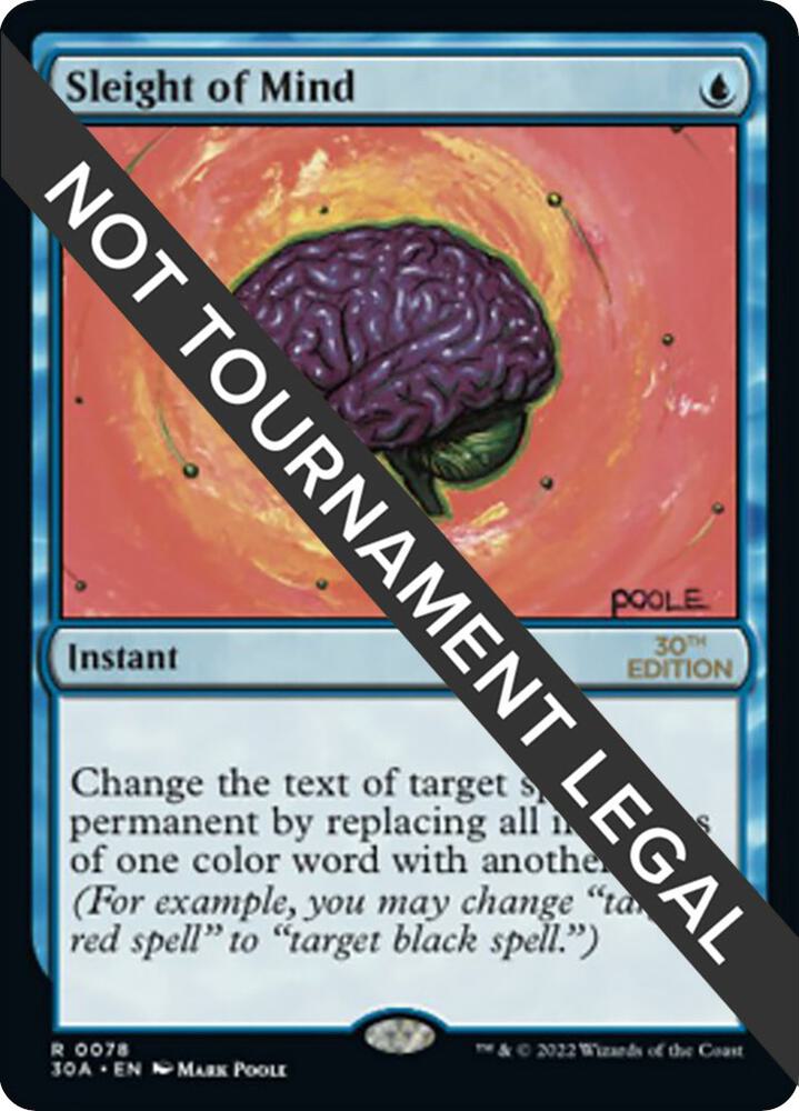 Sleight of Mind - 30th Anniversary Edition - Magic: The Gathering - TCGplayer.com Sleight of Mind - 30th Anniversary Edition - Magic: The Gathering - TCGplayer.com