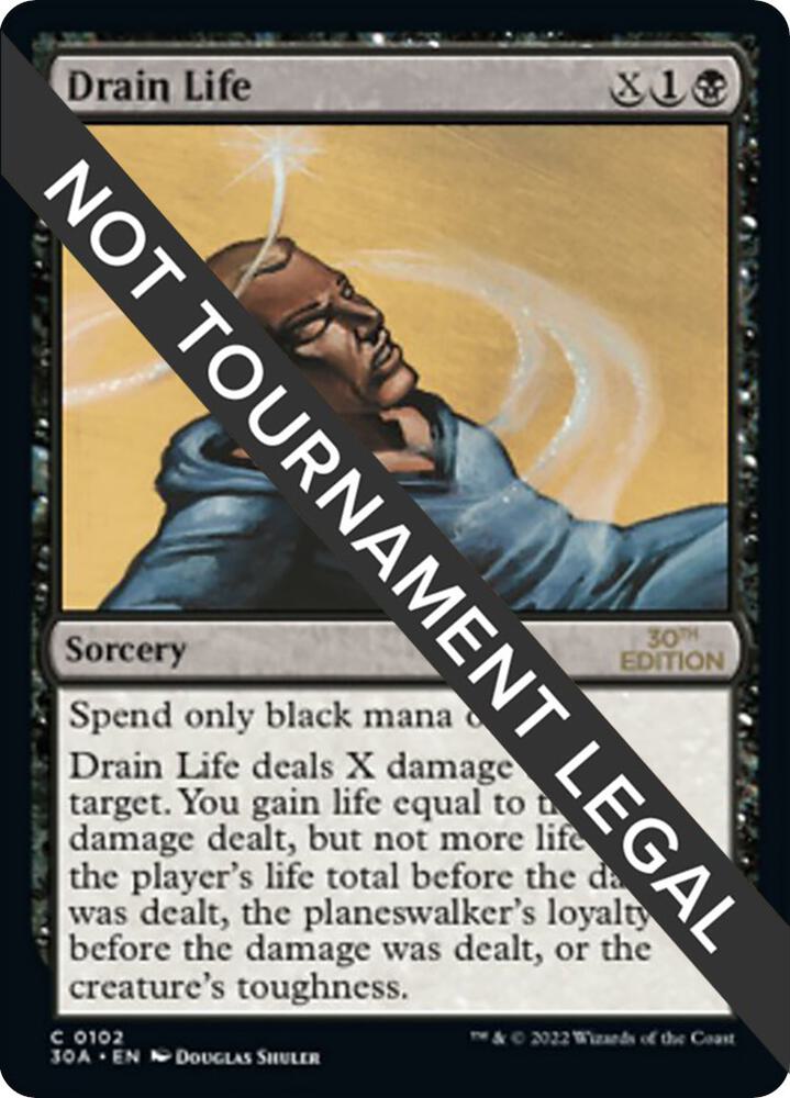 Drain Life - 30th Anniversary Edition - Magic: The Gathering - TCGplayer.com Drain Life - 30th Anniversary Edition - Magic: The Gathering - TCGplayer.com