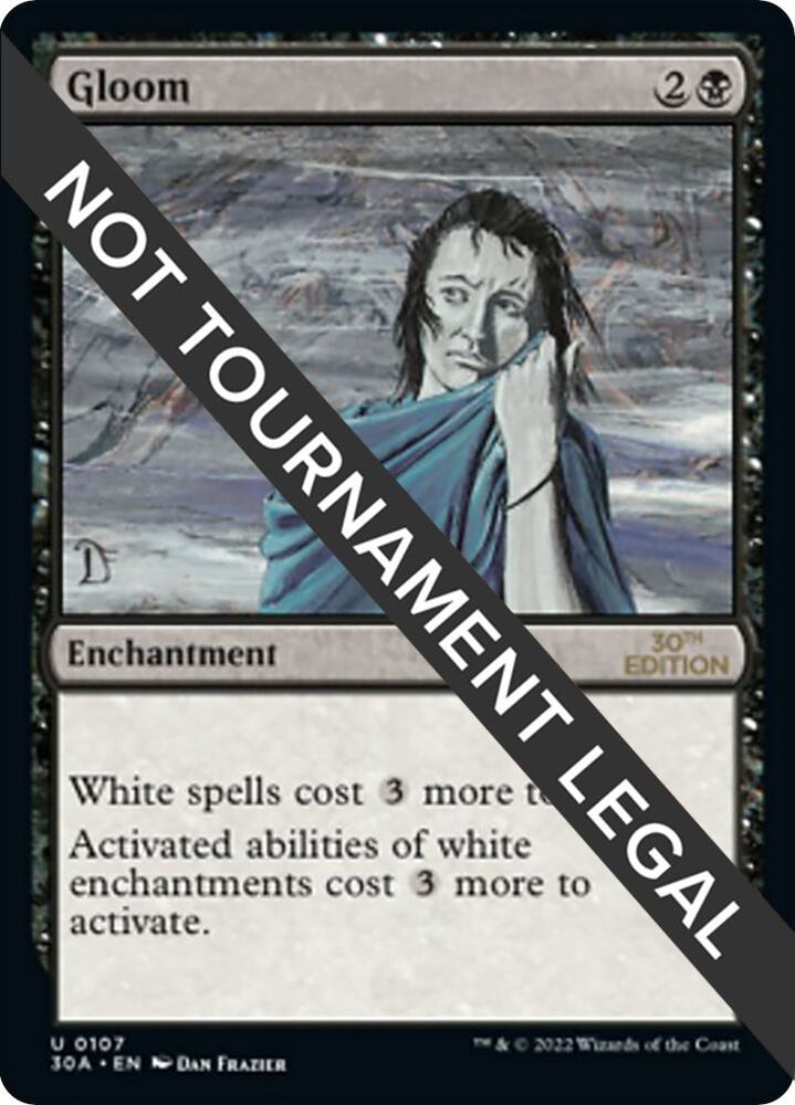 Gloom エンチャントメント マジック：ザ・ギャザリング Gloom - 30th Anniversary Edition - Magic: The Gathering