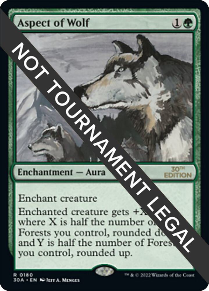 Aspect of Wolf - 30th Anniversary Edition - Magic: The Gathering