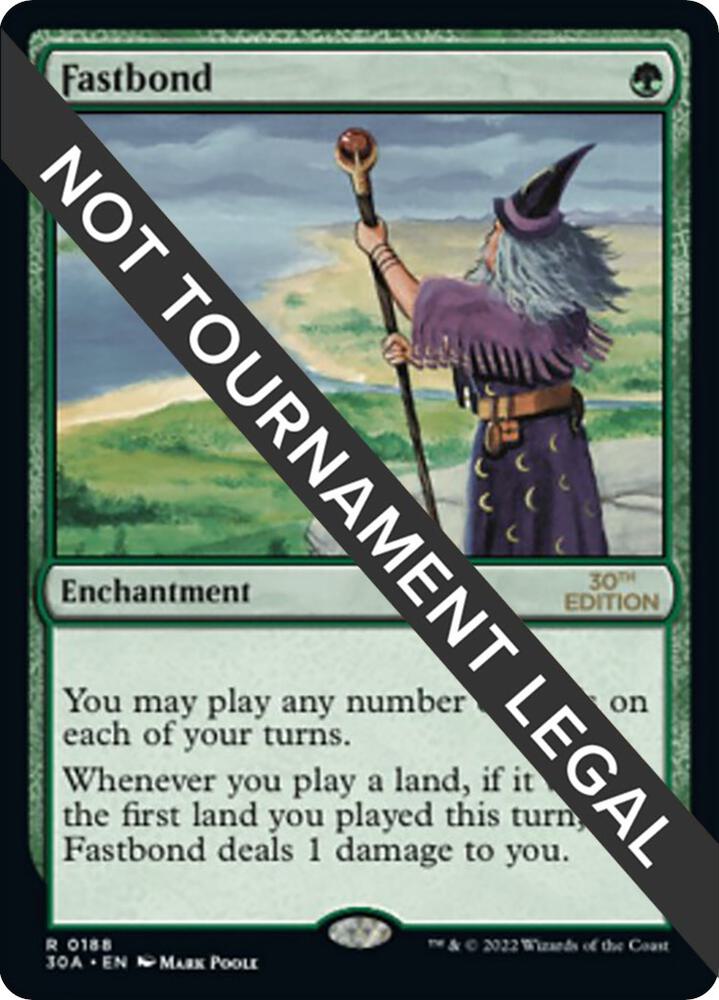 MTG 30th anniversary 旧枠 Fastbond PSA10 Fastbond - 30th Anniversary Edition - Magic: The Gathering