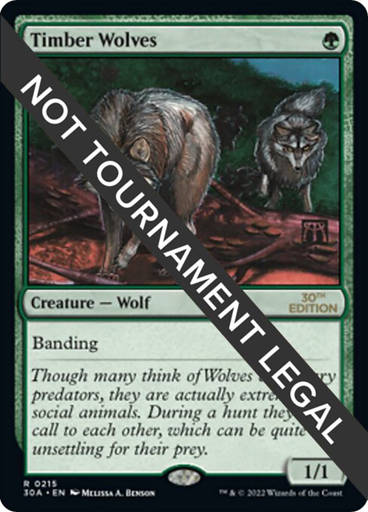 Timber Wolves - 30th Anniversary Edition - Magic: The Gathering