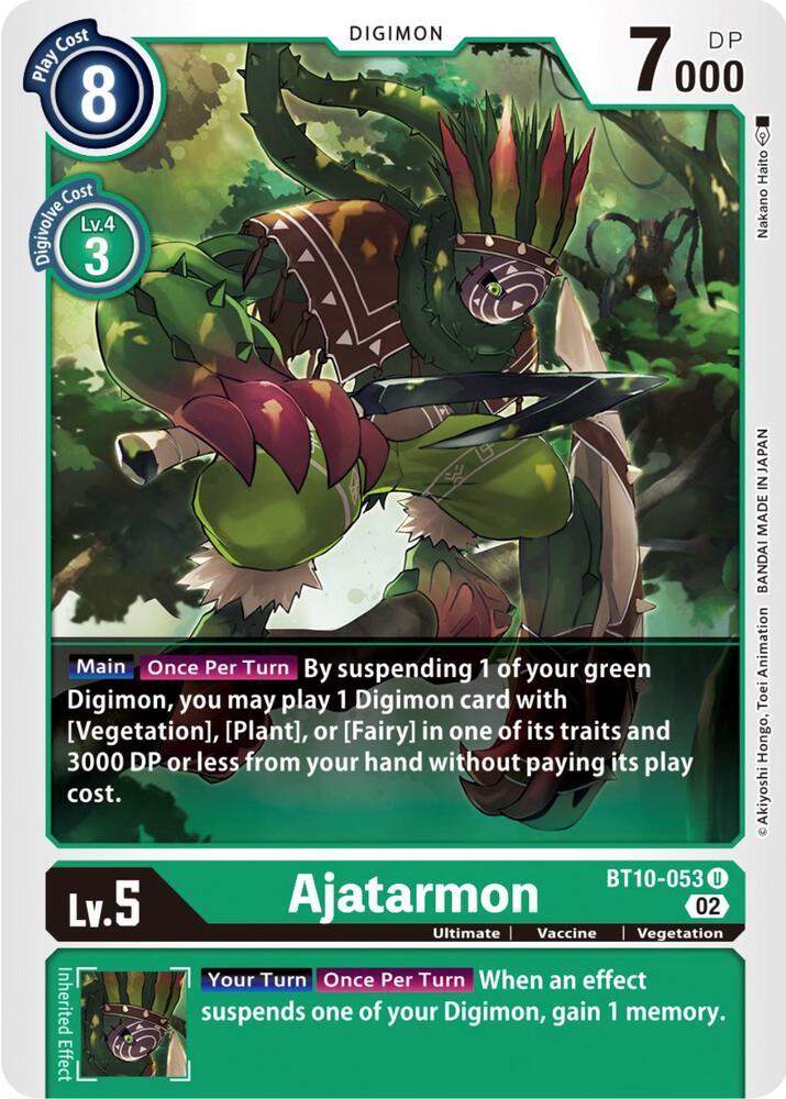 Ajatarmon - Xros Encounter - Digimon Card Game - TCGplayer.com