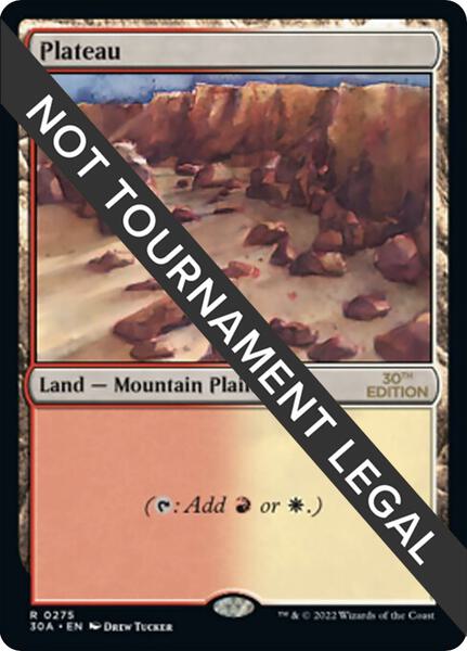 Plateau - 30th Anniversary Edition - Magic: The Gathering - TCGplayer.com