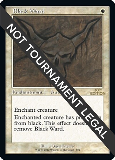 Black Ward (Retro Frame)