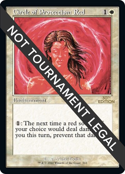 Circle of Protection: Red (Retro Frame)