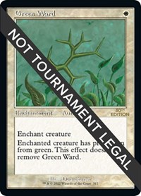 Green Ward (Retro Frame) - 30th Anniversary Edition - Magic: The Gathering card