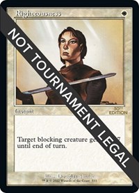 Righteousness (Retro Frame) - 30th Anniversary Edition - Magic: The Gathering card