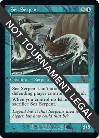 Sea Serpent (Retro Frame)