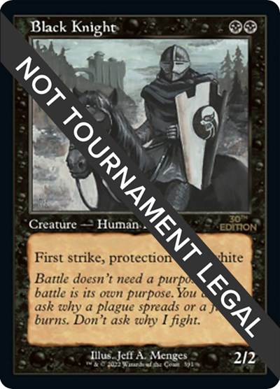 Black Knight (Retro Frame)