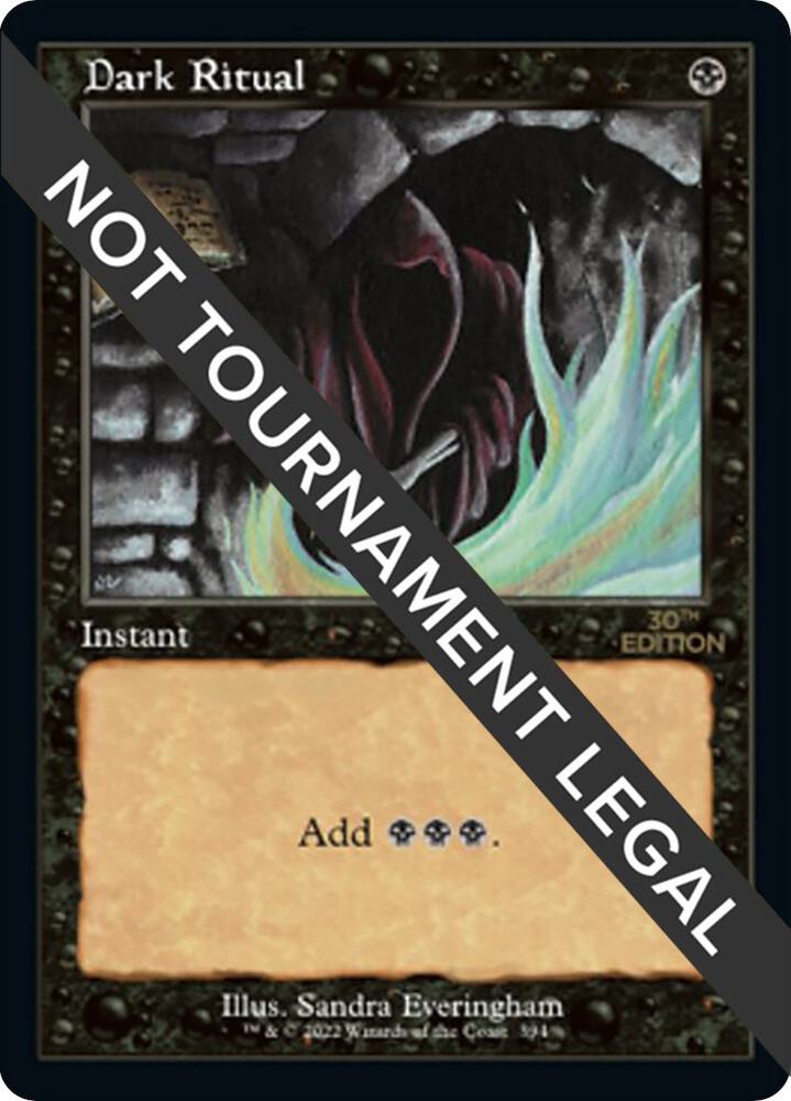 Dark Ritual (Retro Frame) - 30th Anniversary Edition - Magic: The