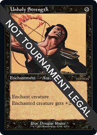 Unholy Strength (Retro Frame) - 30th Anniversary Edition - Magic: The Gathering card