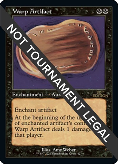 Warp Artifact (Retro Frame)