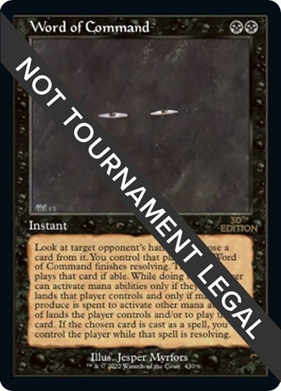 Word of Command (Retro Frame)