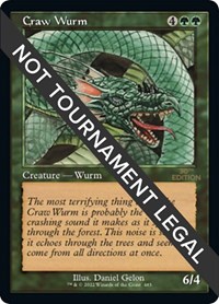 Craw Wurm (Retro Frame) - 30th Anniversary Edition - Magic: The Gathering card