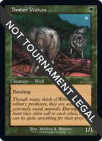 マジック：ザ・ギャザリング MTG Timber Wolves 30th Timber Wolves (Retro Frame) - 30th Anniversary Edition