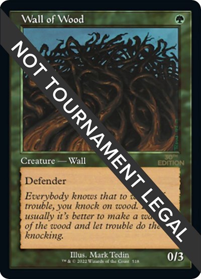 Wall of Wood (Retro Frame)