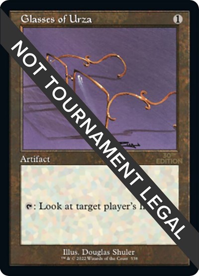 Glasses of Urza (Retro Frame)