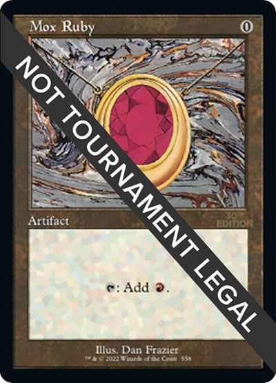 Mox Ruby (Retro Frame)
