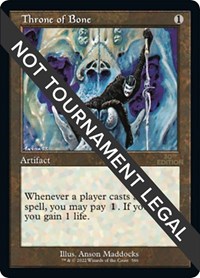 Throne of Bone (Retro Frame) - 30th Anniversary Edition - Magic: The Gathering card