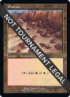 【MTG】Plateau Plateau 1993 Unlimited Edition Regular Dual Land BGS 6.5 EX