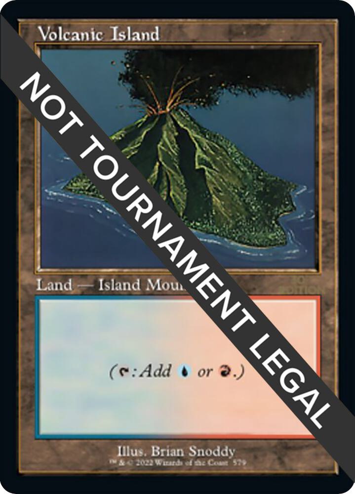 Volcanic Island (Retro Frame) - 30th Anniversary Edition - Magic