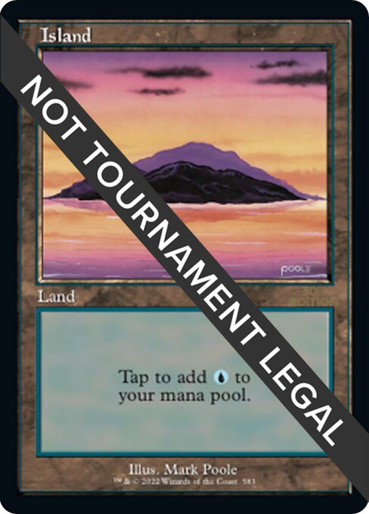 Island (583) (Retro Frame)