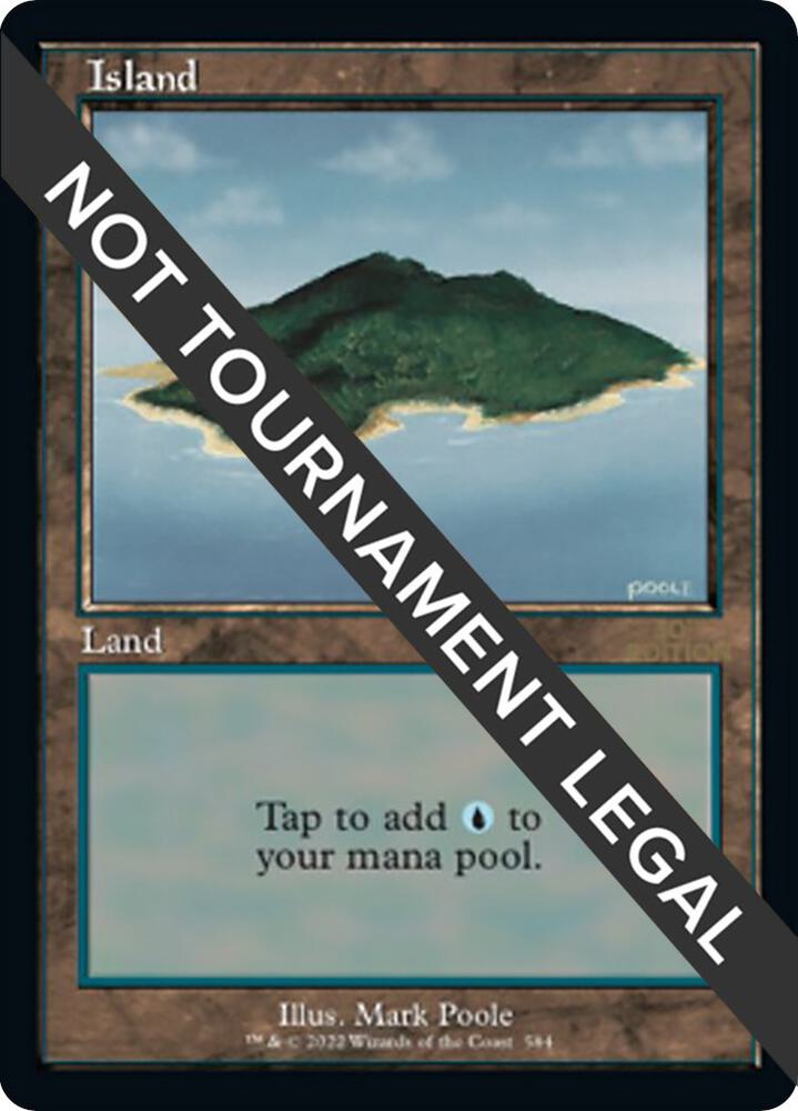 Island (584) (Retro Frame)