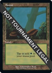 Forest (592) (Retro Frame) - 30th Anniversary Edition - Magic: The Gathering card