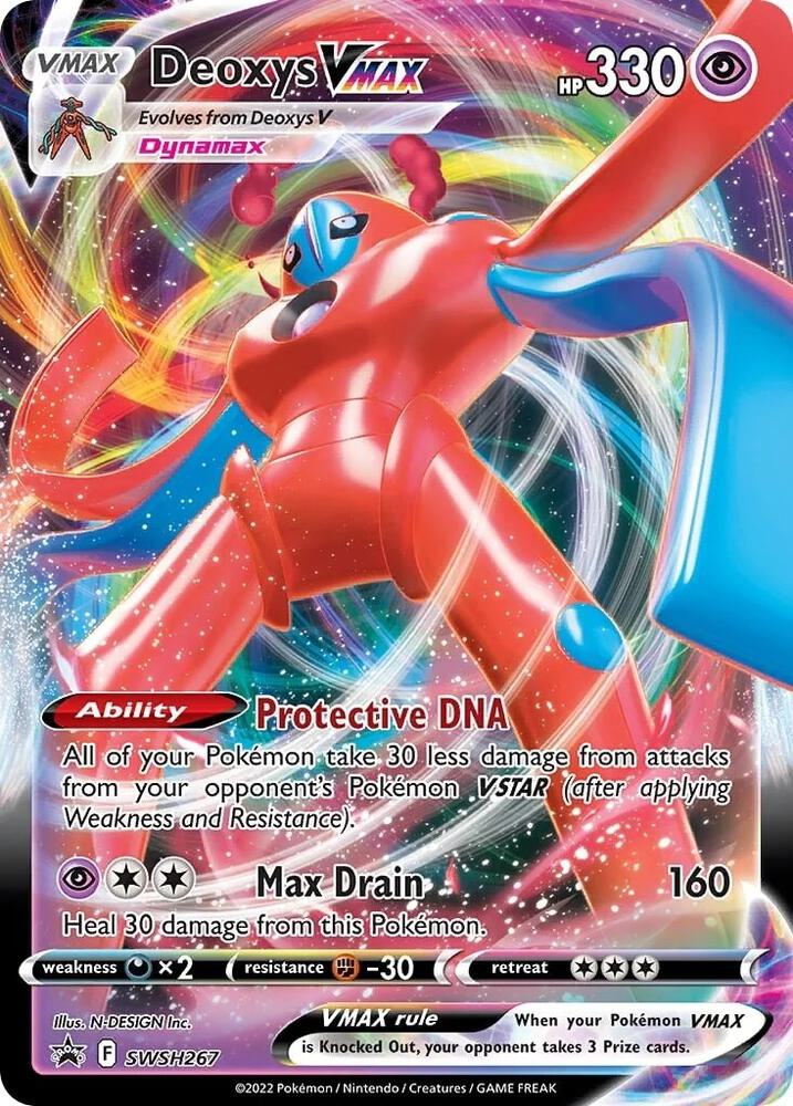 thumbnail image 2 of Deoxys SWSH170 Black Star Promo - Lightly Played Pokemon TCG Card 2 of 3