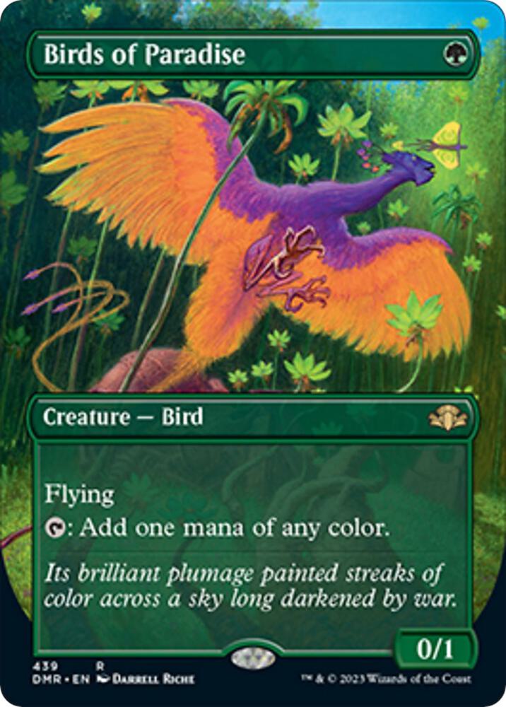 Birds of Paradise (Borderless) - Dominaria Remastered
