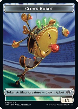 Clown Robot (002) // Treasure (012) Double-sided Token