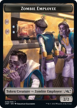 Zombie Employee // Balloon Double-sided Token