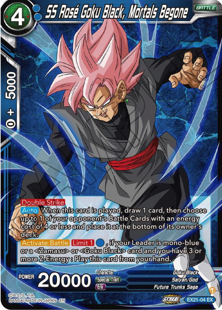 SS Rose Goku Black, Mortals Begone - 5th Anniversary Set - Dragon Ball  Super: Masters