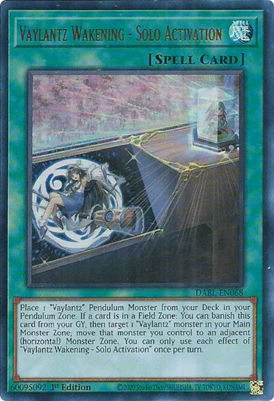 Vaylantz Wakening Solo Activation