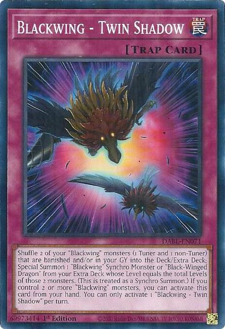 Blackwing - Twin Shadow - Darkwing Blast - YuGiOh - TCGplayer.com