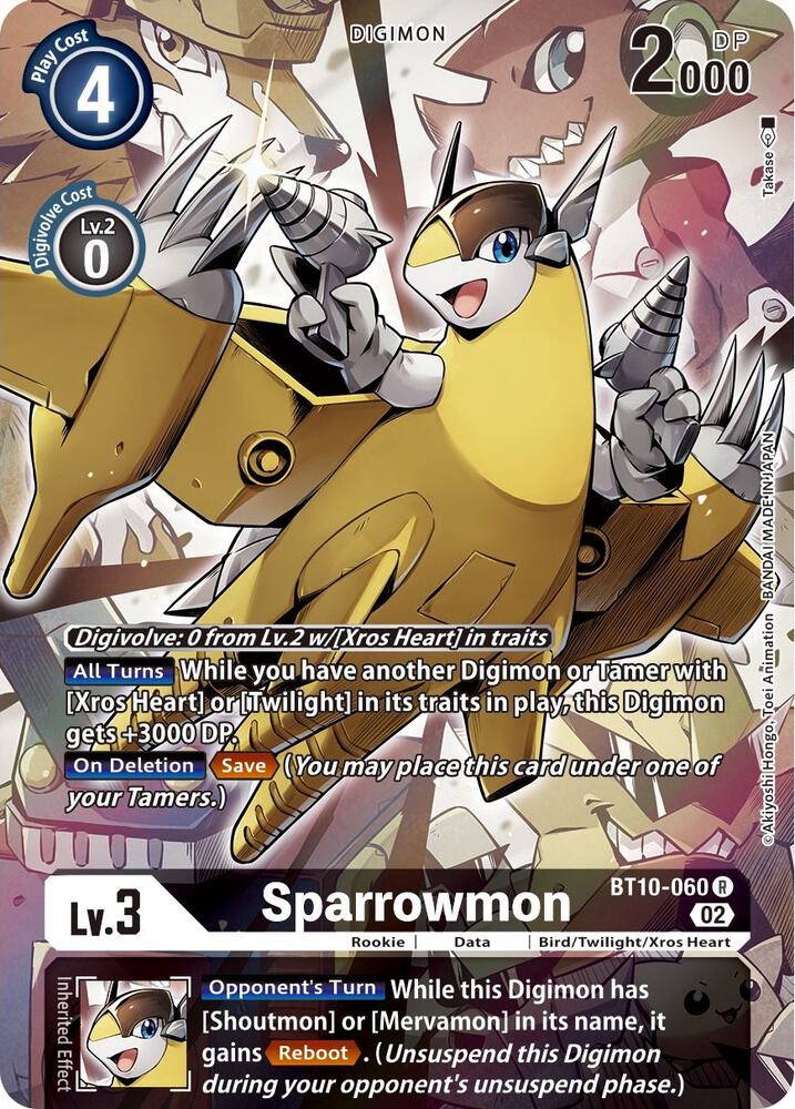 Sparrowmon Alternate Art digimon card