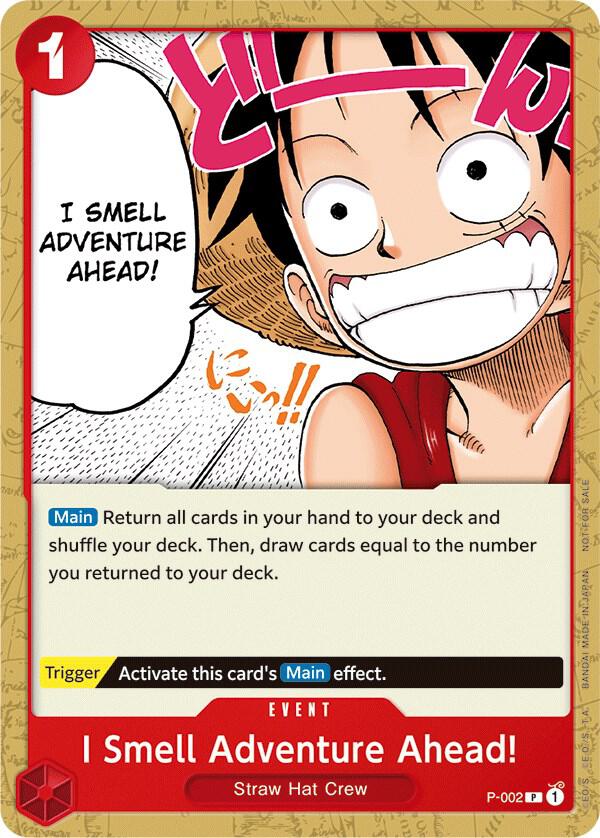 I Smell Adventure Ahead Promotion Pack 2022 onepiece card