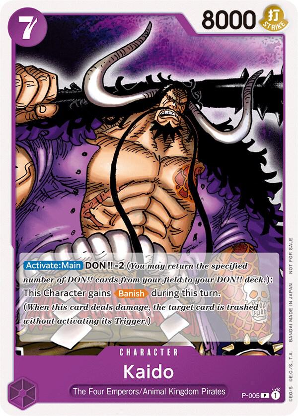 Kaido Promotion Pack 2022 onepiece card