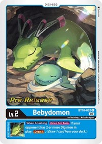 Bebydomon (Xros Encounter Pre-Release Cards)