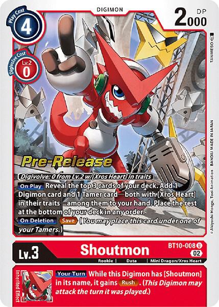 Shoutmon BT10-008 U card