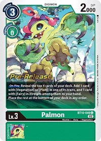 Palmon (Xros Encounter Pre-Release Cards)