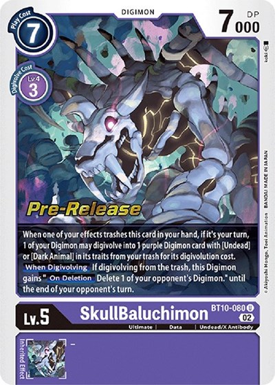 SkullBaluchimon Xros Encounter Pre-Release Cards card price