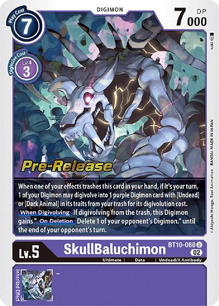 SkullBaluchimon BT10-080 U card