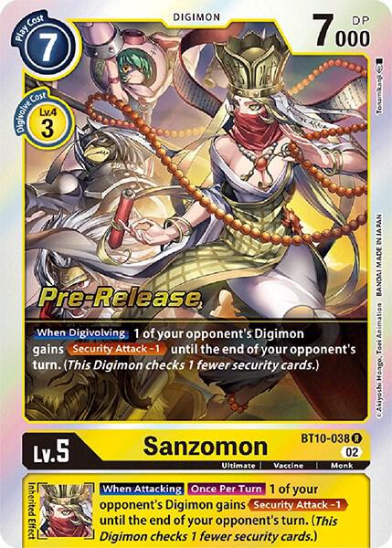 Sanzomon BT10-038 R card